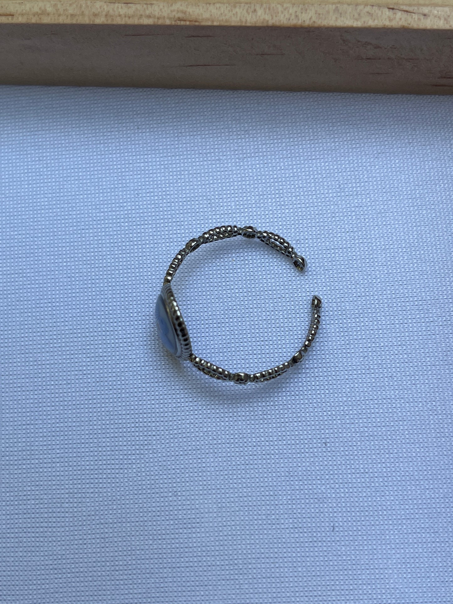 Bague ajustable myosotis