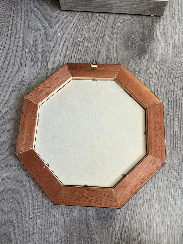 Herbier encadré hexagonal